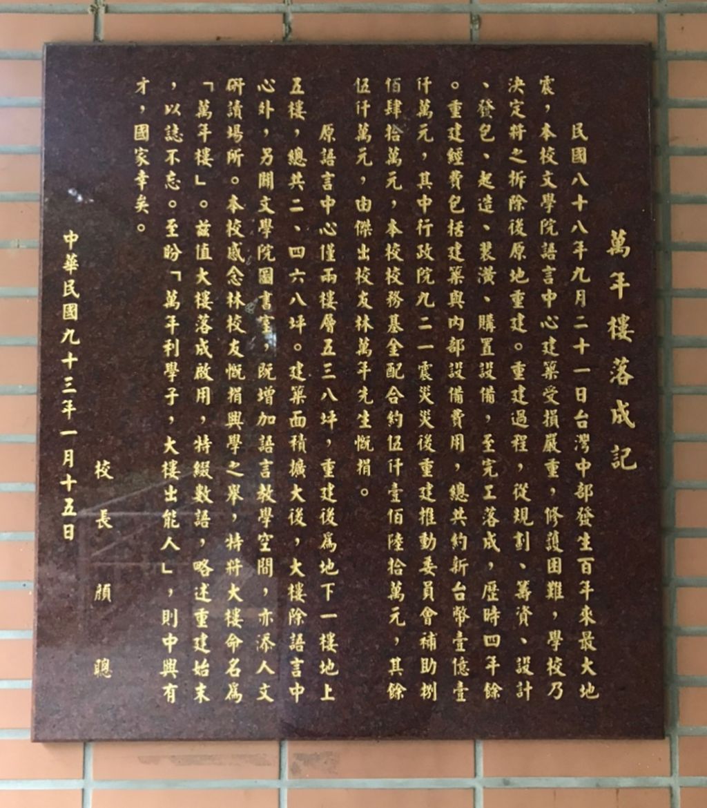 中英文橫扁